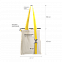 Шоппер Superbag с ремувкой 4sb (неокрашенный с желтым) с логотипом в Белгороде заказать по выгодной цене в кибермаркете AvroraStore