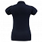 Рубашка поло женская Heavymill темно-синяя с логотипом в Белгороде заказать по выгодной цене в кибермаркете AvroraStore