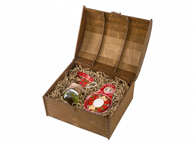 Подарочный набор: чайная пара, варенье из ели и мяты с логотипом в Белгороде заказать по выгодной цене в кибермаркете AvroraStore