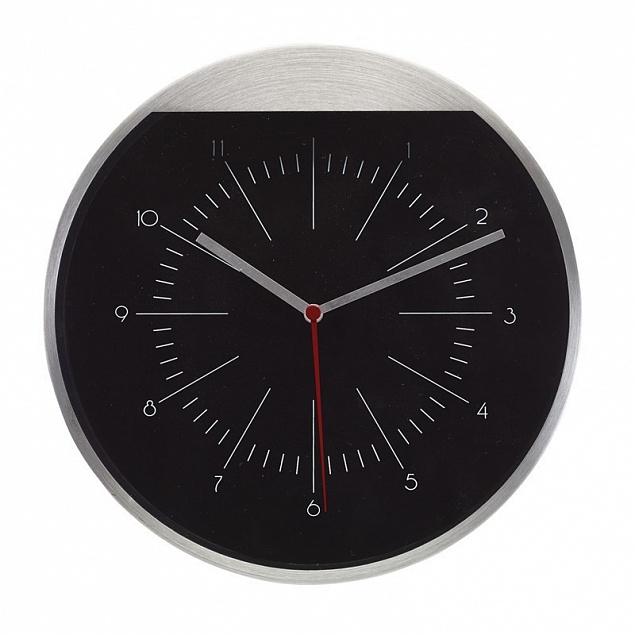 Настенные часы ROUNDABOUT, серебряный с логотипом в Белгороде заказать по выгодной цене в кибермаркете AvroraStore
