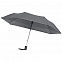 Зонт складной Hit Mini AC, серый с логотипом в Белгороде заказать по выгодной цене в кибермаркете AvroraStore