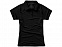 Рубашка поло Ottawa женская, черный с логотипом в Белгороде заказать по выгодной цене в кибермаркете AvroraStore