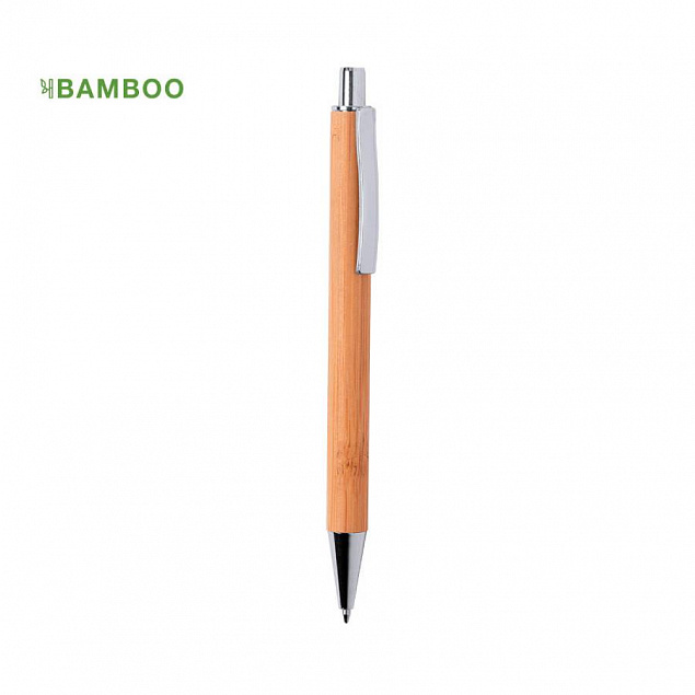 Ручка шариковая,REYCAN, бамбук, металл с логотипом в Белгороде заказать по выгодной цене в кибермаркете AvroraStore