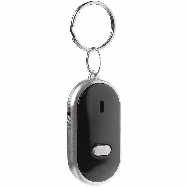 Брелок для поиска ключей Signalet ver.2, черный с логотипом в Белгороде заказать по выгодной цене в кибермаркете AvroraStore