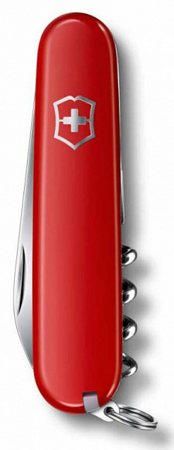 Армейский нож Waiter 84, красный с логотипом в Белгороде заказать по выгодной цене в кибермаркете AvroraStore
