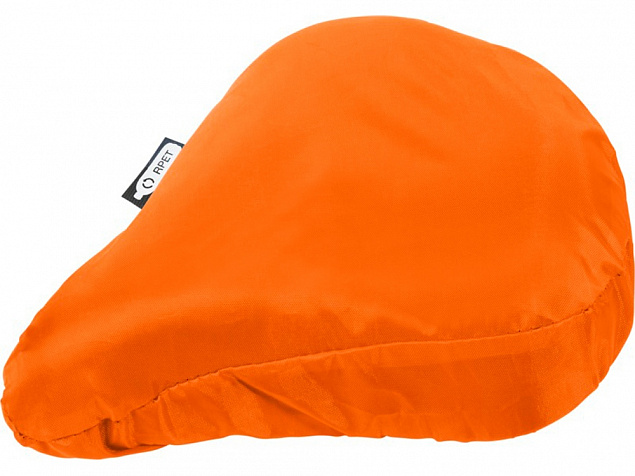 Водонепроницаемый чехол для велосипедного седла из переработанного ПЭТ Jesse, оранжевый с логотипом в Белгороде заказать по выгодной цене в кибермаркете AvroraStore