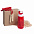 Набор подарочный INMODE: бутылка для воды, скакалка, стружка, коробка, красный с логотипом в Белгороде заказать по выгодной цене в кибермаркете AvroraStore