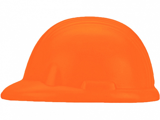 Антистресс Каска оранжевый с логотипом в Белгороде заказать по выгодной цене в кибермаркете AvroraStore