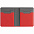 Картхолдер с отделением для купюр Dual, красный с логотипом в Белгороде заказать по выгодной цене в кибермаркете AvroraStore