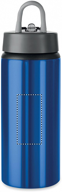 Фляга алюминиевая 600мл с логотипом в Белгороде заказать по выгодной цене в кибермаркете AvroraStore