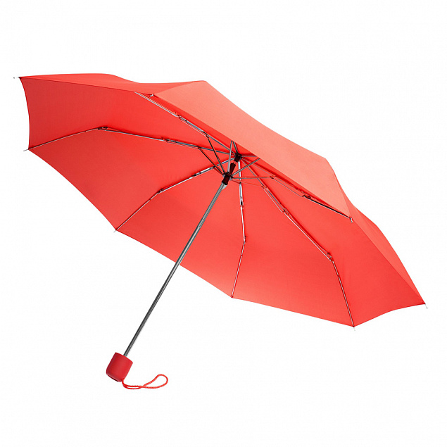 Зонт складной Lid - Красный PP с логотипом в Белгороде заказать по выгодной цене в кибермаркете AvroraStore