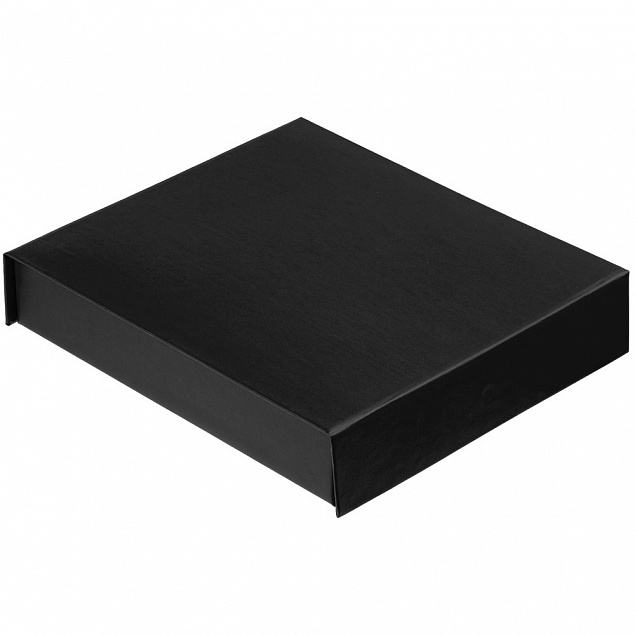 Коробка Latern для аккумулятора 5000 мАч, флешки и ручки, черная с логотипом в Белгороде заказать по выгодной цене в кибермаркете AvroraStore