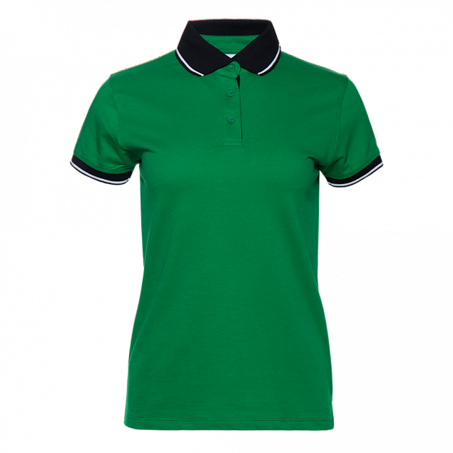 Рубашка поло Рубашка женская 04CW Зелёный с логотипом в Белгороде заказать по выгодной цене в кибермаркете AvroraStore