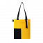 Шоппер Superbag Color (жёлтый с чёрным) с логотипом в Белгороде заказать по выгодной цене в кибермаркете AvroraStore