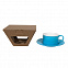 Коробка для чайных пар 27600, 27800, размер 17,2х10,94х8,2 см,  микрогофрокартон, коричневый с логотипом в Белгороде заказать по выгодной цене в кибермаркете AvroraStore
