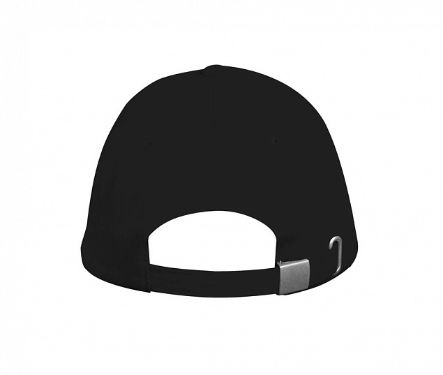 Бейсболка LONG BEACH, черная с логотипом в Белгороде заказать по выгодной цене в кибермаркете AvroraStore