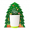 Коробка-украшение для чашки( D=9 см) в виде елки с логотипом в Белгороде заказать по выгодной цене в кибермаркете AvroraStore