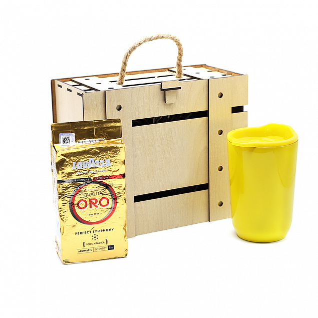 Подарочный набор Ми́тчелл, желтый с логотипом в Белгороде заказать по выгодной цене в кибермаркете AvroraStore
