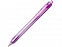Ручка шариковая Vancouver, пурпурный прозрачный с логотипом в Белгороде заказать по выгодной цене в кибермаркете AvroraStore