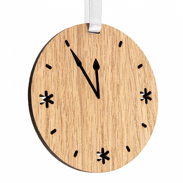 Деревянная подвеска Christmate, часы с логотипом в Белгороде заказать по выгодной цене в кибермаркете AvroraStore