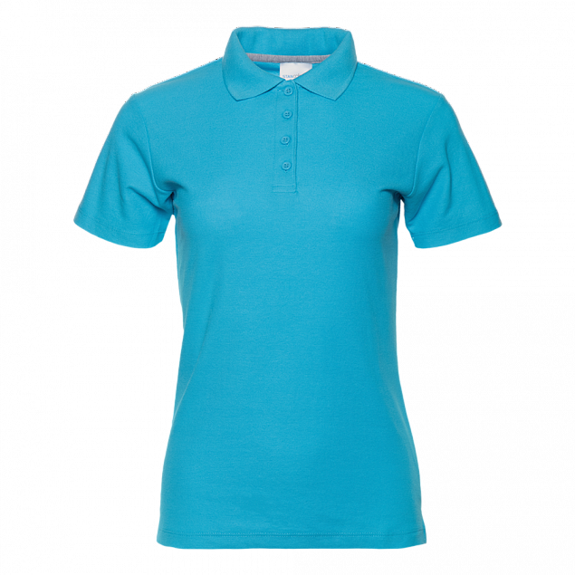Рубашка поло Рубашка 104W Бирюзовый с логотипом в Белгороде заказать по выгодной цене в кибермаркете AvroraStore