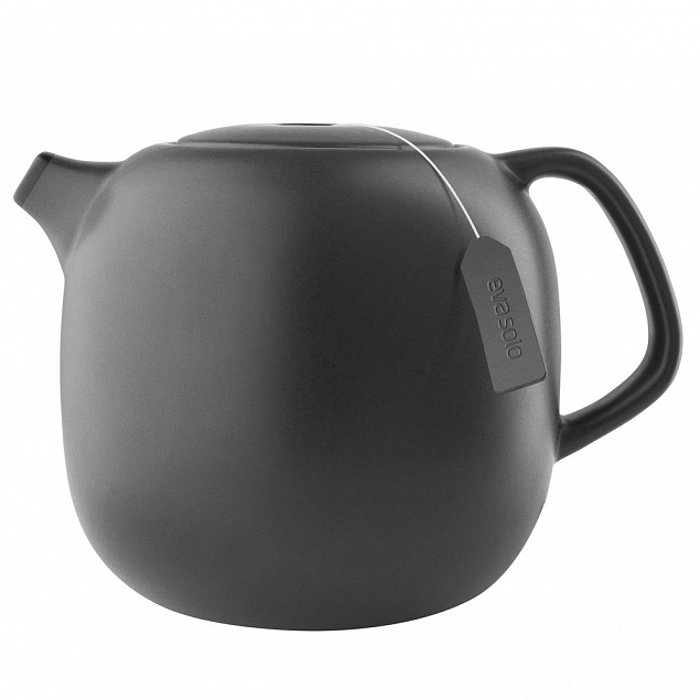 Чайник заварочный Nordic Kitchen, черный с логотипом в Белгороде заказать по выгодной цене в кибермаркете AvroraStore