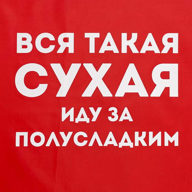 Дождевик «Вся такая сухая», красный с логотипом в Белгороде заказать по выгодной цене в кибермаркете AvroraStore