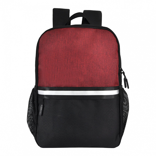 Рюкзак Cool, красный/чёрный, 43 x 30 x 13 см, 100% полиэстер  с логотипом в Белгороде заказать по выгодной цене в кибермаркете AvroraStore