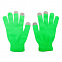 Перчатки для сенсорного экрана, зеленые с логотипом в Белгороде заказать по выгодной цене в кибермаркете AvroraStore