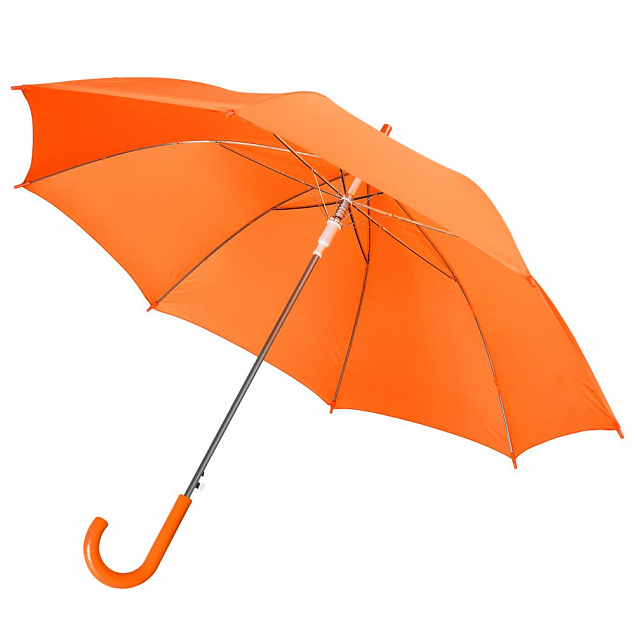 Зонт-трость Promo, оранжевый с логотипом в Белгороде заказать по выгодной цене в кибермаркете AvroraStore