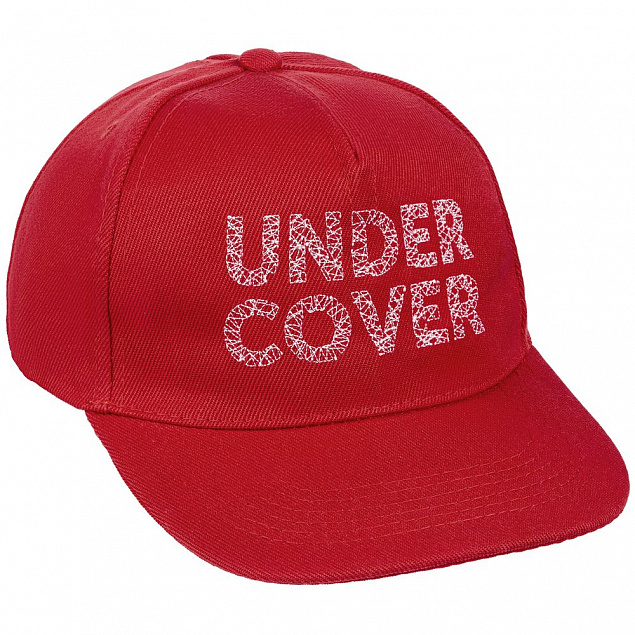 Бейсболка с вышивкой Undercover, красная с логотипом в Белгороде заказать по выгодной цене в кибермаркете AvroraStore