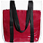 Шопер Clarity с красным органайзером, прозрачный с логотипом в Белгороде заказать по выгодной цене в кибермаркете AvroraStore