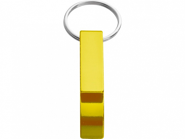 Брелок-открывалка для бутылок и банок Tao, золотистый с логотипом в Белгороде заказать по выгодной цене в кибермаркете AvroraStore