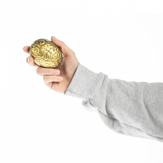 Антистресс «Золотой мозг» с логотипом в Белгороде заказать по выгодной цене в кибермаркете AvroraStore
