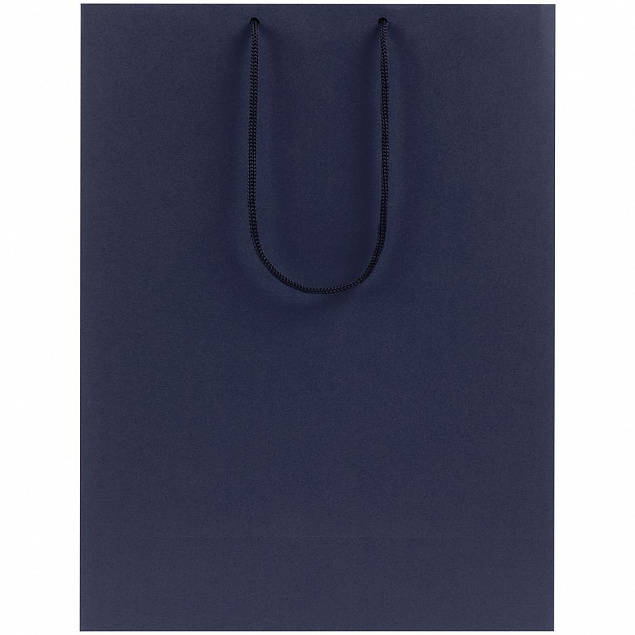 Пакет бумажный Porta XL, темно-синий с логотипом в Белгороде заказать по выгодной цене в кибермаркете AvroraStore