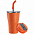 Термостакан Sapporo, оранжевый с логотипом в Белгороде заказать по выгодной цене в кибермаркете AvroraStore