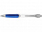 Ручка шариковая Призма белая/синяя с логотипом в Белгороде заказать по выгодной цене в кибермаркете AvroraStore