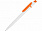 Ручка шариковая Этюд, белый/оранжевый с логотипом в Белгороде заказать по выгодной цене в кибермаркете AvroraStore
