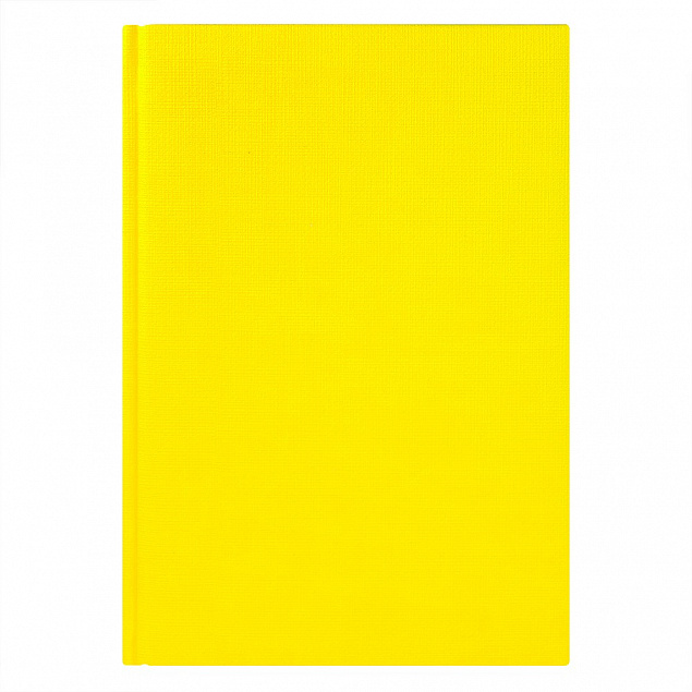 Ежедневник недатированный City Flax 145х205 мм, без календаря, желтый с логотипом в Белгороде заказать по выгодной цене в кибермаркете AvroraStore