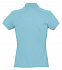 Рубашка поло женская PASSION 170, бирюзовая с логотипом в Белгороде заказать по выгодной цене в кибермаркете AvroraStore
