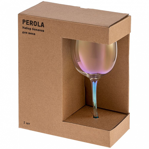 Набор из 2 бокалов для красного вина Perola с логотипом в Белгороде заказать по выгодной цене в кибермаркете AvroraStore
