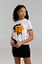 Футболка женская «Меламед. Bjork», белая с логотипом в Белгороде заказать по выгодной цене в кибермаркете AvroraStore