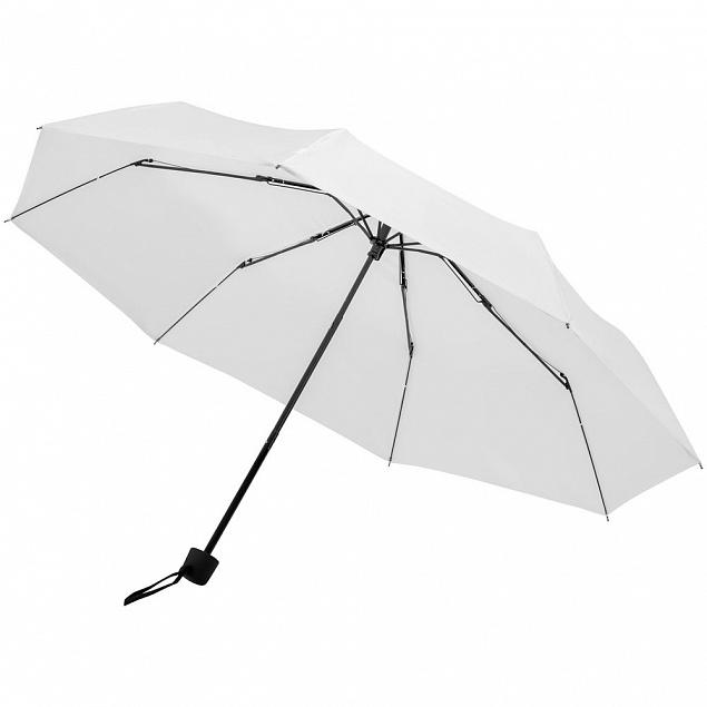 Зонт складной Hit Mini ver.2, белый с логотипом в Белгороде заказать по выгодной цене в кибермаркете AvroraStore