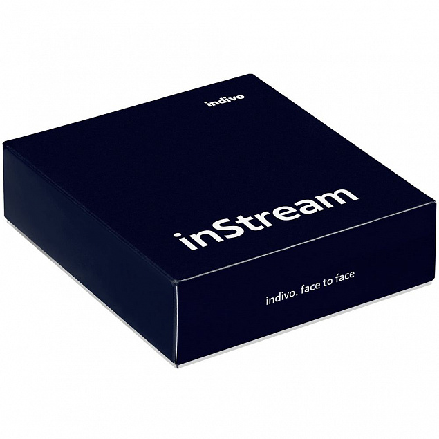 Портмоне inStream, черное с логотипом в Белгороде заказать по выгодной цене в кибермаркете AvroraStore
