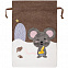 Мешок для подарков Noel, с мышкой с логотипом в Белгороде заказать по выгодной цене в кибермаркете AvroraStore