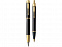 Набор Parker IM Core Black GT: ручка шариковая, ручка перьевая с логотипом в Белгороде заказать по выгодной цене в кибермаркете AvroraStore