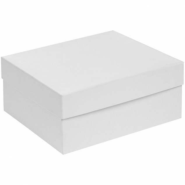 Коробка Satin, большая, белая с логотипом в Белгороде заказать по выгодной цене в кибермаркете AvroraStore