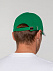 Бейсболка Honor, зеленая с белым кантом с логотипом в Белгороде заказать по выгодной цене в кибермаркете AvroraStore