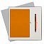 Подарочный набор Portobello/Sky оранжевый (Ежедневник недат А5, Ручка) беж. ложемент с логотипом в Белгороде заказать по выгодной цене в кибермаркете AvroraStore