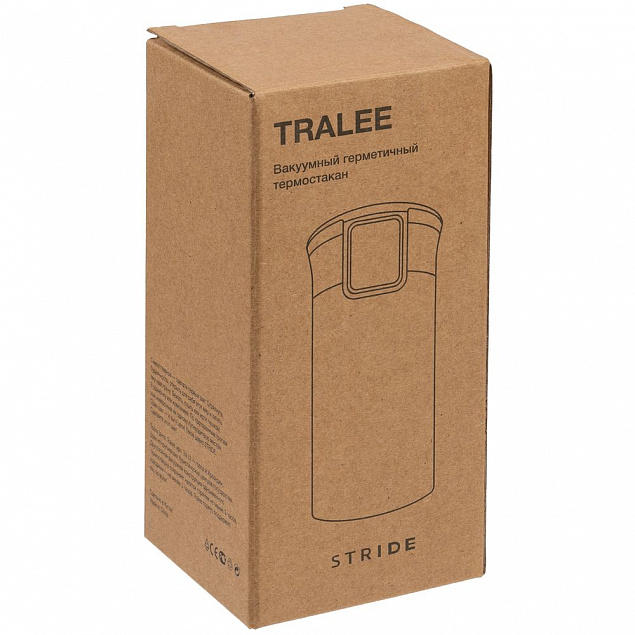 Термостакан Tralee, белый с логотипом в Белгороде заказать по выгодной цене в кибермаркете AvroraStore